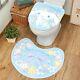 Sanrio Cinnamoroll Cinnamon Toilet Cover & Mat For A Two-piece Set Cleaning H