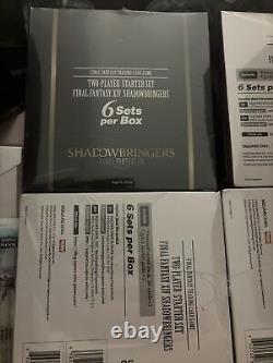 Sealed Case (x6) Final Fantasy TCG FFXIV Shadowbringers Two Player Starter Set