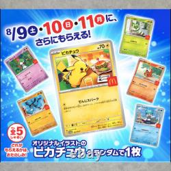 Sealed McDonald s Pikachu Promo Pack & Gym Battle Promo Card Set Japan