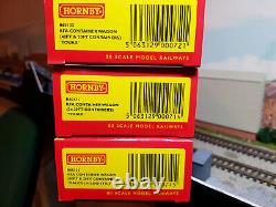 Set Of 3 Hornby KFA Contianer Wagons