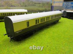 Set Of 3 Kitbuilt Great Western Coaches Brown Cream Livery Em Scale