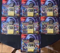Set Of 7 Pokémon TCG Two Pack Blister With Raikou Phantasmal & Mega Evolution