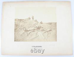 Set Of Two 13x17 Photos Of The Siege Of Strasbourg 1870s