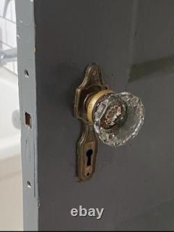 Set Of Two Antique Early 20th Century Art Nouveau Mortise Collectable Lock