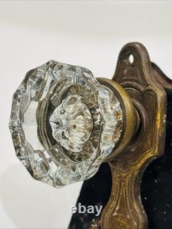 Set Of Two Antique Early 20th Century Art Nouveau Mortise Collectable Lock