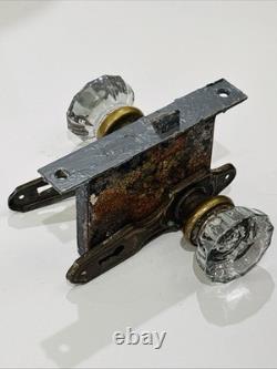 Set Of Two Antique Early 20th Century Art Nouveau Mortise Collectable Lock