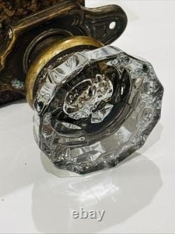 Set Of Two Antique Early 20th Century Art Nouveau Mortise Collectable Lock