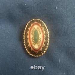 Set Of Two Concho Accessories Buckle Marked RJ Graziano & Bolo Tie Centerpiece