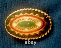 Set Of Two Concho Accessories Buckle Marked RJ Graziano & Bolo Tie Centerpiece