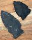 Set Of Two, Native American Points From Zortman, Montana