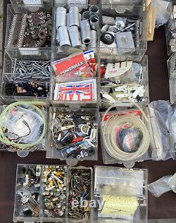 Set Of Two Parts Draws Filled With Bundle Of Misc Parts For Radios