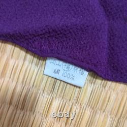 Set Of Two Pieces Gold Embroidery Purple