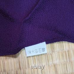 Set Of Two Pieces Gold Embroidery Purple