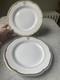 Set Of Two Vintage Plaza Hotel Nyc Swid Powell Plates Dudson China England Gold