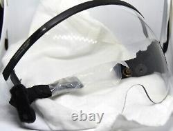 Set Of Visor Clear For Mbu-12p Mask Double Clips For Two Visors And A Neutral