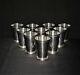 Set Of 10 Twos Company Mckenzie Silverplate Mint Julep Cups