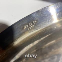 Set of 5 Antique English Silverplate Sheffield Silver Covered Split Two Part Dis