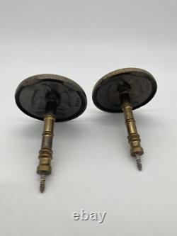 Set of Two (2) American Bald Eagle Curtain Tie Backs 3'' Diameter READ