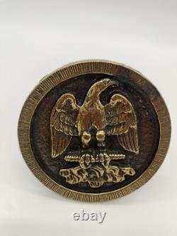 Set of Two (2) American Bald Eagle Curtain Tie Backs 3'' Diameter READ