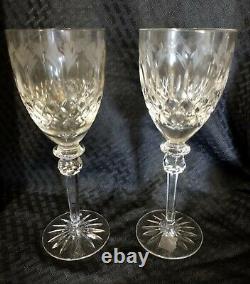 Set of Two (2) Rogaska QUEEN The ASI Collection Lead Crystal Water / Wine Goblet