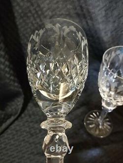 Set of Two (2) Rogaska QUEEN The ASI Collection Lead Crystal Water / Wine Goblet