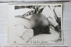 Set of Two Amateur Vintage Erotic Photos Black and White