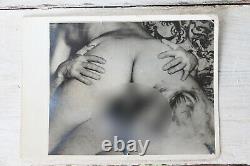 Set of Two Amateur Vintage Erotic Photos Black and White