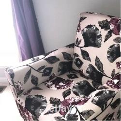 (Set of Two) Lucille floral Armchair by Ebern Designs. $250 per chair (used)