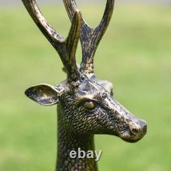 Set of Two Spotted Chital Garden Sculpture Male & Female
