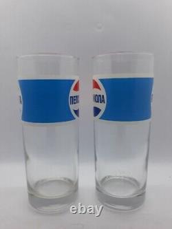 Set of two RARE Soviet Pepsi Cola glasses + two Coca Cola glasses as a gift
