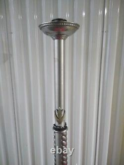 Set of two church altar candlesticks. Very opulent Rich design and clean gotic