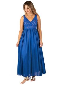 Shadowline Silhouette Gown and Peignoir Set (51737), Ivory, S