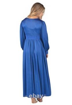 Shadowline Silhouette Gown and Peignoir Set (51737), Ivory, S