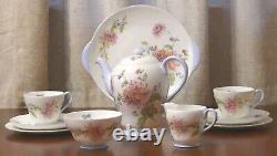 Shelley Chrysanthemum Tea & Cake for Two Patt. 2377 Windsor Shape 1958