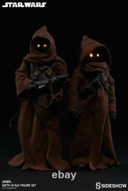 Sideshow Collectibles SET TWO Jawa Sixth Scale Figure 1/6 SCALE Star Wars