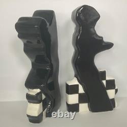 Ska Dancers salt and pepper set. Two piece shakers