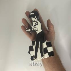 Ska Dancers salt and pepper set. Two piece shakers