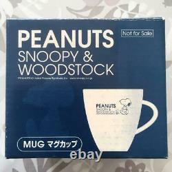 Snoopy Mug Cup Two-Piece Set Novelty Japan Original