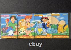 Snorlax Pikachu & Others #293 292 291 290 Pokemon Carddass Anime Collection 1999