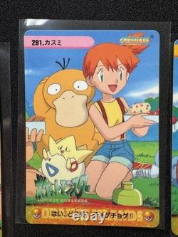 Snorlax Pikachu & Others #293 292 291 290 Pokemon Carddass Anime Collection 1999