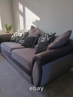Sofa and Two Arm Chairs with footstool Set (Collection Only)
