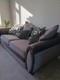 Sofa And Two Arm Chairs With Footstool Set (collection Only)
