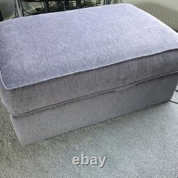 Sofa and Two Arm Chairs with footstool Set (Collection Only)