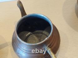 Soviet kitchenware set. Two teapots and two pots. Cookware