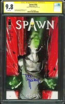 Spawn 282 CGC SS 9.8 Todd McFarlane Sketch Color Variant Set 1st Black Mirror