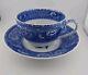 Spode Blue Room Collection Camilla Extra Large Cup And Saucer 1 Pint 5½xh4¼