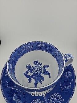 Spode Blue Room Collection Camilla Extra Large Cup and Saucer 1 Pint 5½xH4¼