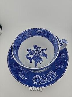 Spode Blue Room Collection Camilla Extra Large Cup and Saucer 1 Pint 5½xH4¼