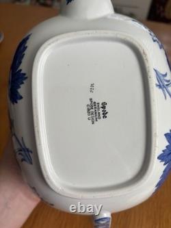 Spode Blue Room Collection Georgian Series Floral Tea Set Of 8