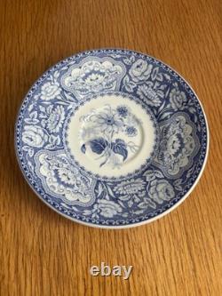 Spode Blue Room Collection Georgian Series Floral Tea Set Of 8